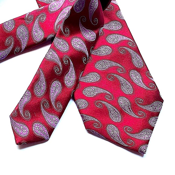 Brioni Paisley Brocade Silk Hand Made Tie - Italy - NWT